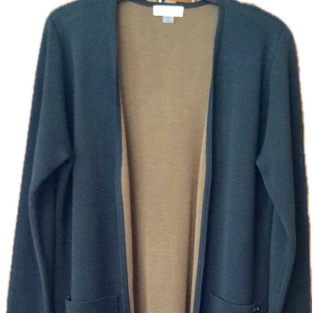 Calvin Klein Color Block Cardigan